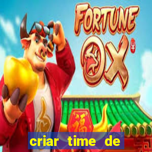 criar time de futebol simulador